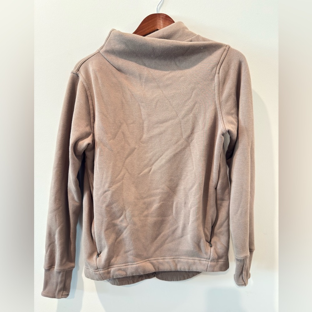 Athleta Taupe Women's Cowl Neck Sweater Size XS